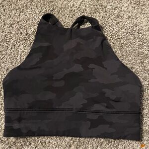lululemon athletica Black Camo Sports Bra